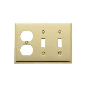 Baldwin 4763.030.CD Classic Square Beveled Edge Duplex with Double 