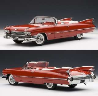 AUTOART 70401 118 CADILLAC CONVERTIBLE SERIES 62 RED DIECAST MODEL 