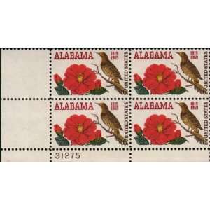  1969 ALABAMA ~ YELLOWHAMMER FLICKER ~ CAMELLIA #1375 Plate 