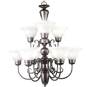  Yosemite Home Decor 4939 3+6 SN Aspen 9 Light Chandelier 