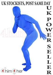 Blue Full Bodysuit Lycra/Spandex Zentai Body Suit  