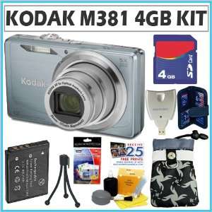  Kodak Easyshare M381 12.4MP Digital Camera in Blue/ Grey 