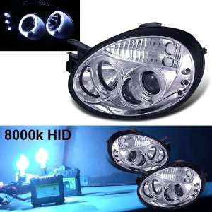   HID Kit+ 03 05 Dodge Neon LED Halo Projector Head Lights Automotive