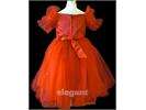 Red Wedding Flower Girl Pageant Party Dress Gown 2 13 T  