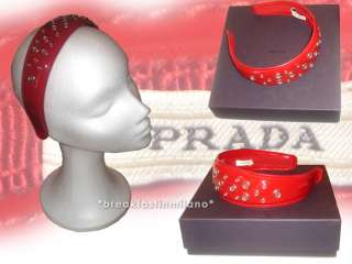 Lovely Prada miu miu alice band hair band head band divine red patent 
