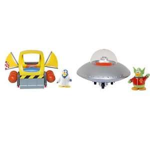   Disney Club Penguin Vehicles with Figure Set of 2 