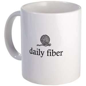  Daily Fiber   Yarn Ball Hobbies Mug by  Kitchen 