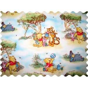  SheetWorld Pooh In The Park Fabric   By The Yard Baby