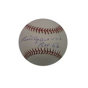  Autographed Luis Aparicio Baseballk, Inscribed ROY 56, MLB 