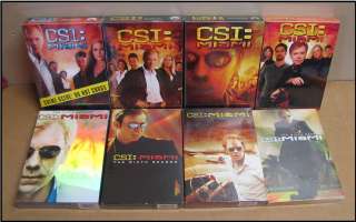 CSI Miami Complete Seasons (1 6) & 8, 9 DVD Sealed Brand New No 