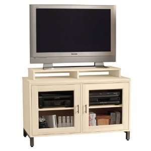 Isabel 50 Inch Wide Glass Door Television Console with Shelf by Stacks 