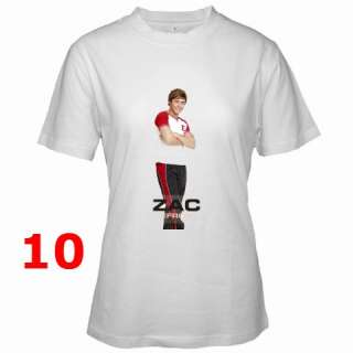 Zac Efron Collection T Shirt S 2XL   Assorted Style  