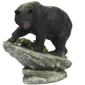  Bear on Rock Figurine Case Pack 8   685502