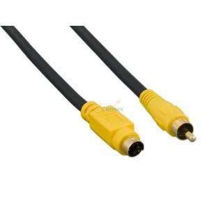  50ft S Video Mini DIN4 Male to RCA Male Video Cable 