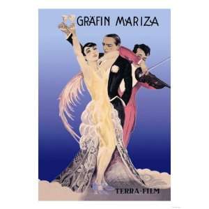  Grafin Mariza A German Operetta Giclee Poster Print 