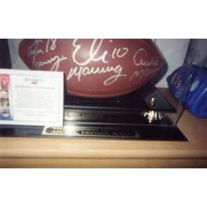 ARCHIE PEYTON ELI MANNING HAND SIGNED AUTOGRAPHED OFFICIAL NFL WILSON 