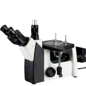AmScope 50X 800X Inverted Trinocular Metallurgical Microscope  