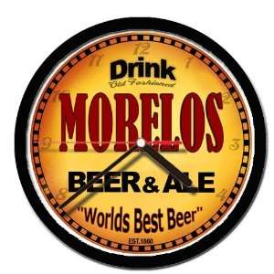  MORELOS beer and ale cerveza wall clock 