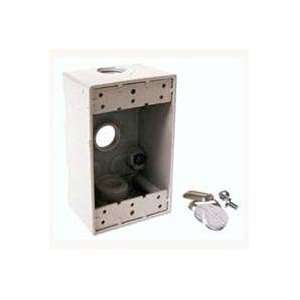 Hubbell Raco 5320 1 Single Gang 3 1/2 Inch Outlets Weatherproof Box