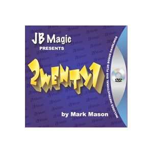  Twenty One w/ DVD Card Magic Set Trick Illusion Visuals 