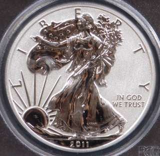 2011 25th Anniversary Reverse Proof American Silver Eagle Dollar PCGS 