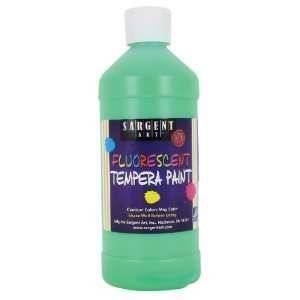  Sargent Art 22 5766 16 Ounce Fluorescent Tempera, Green 