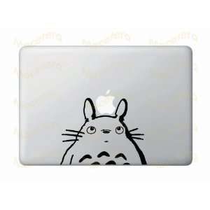  Totoro and Apple   Vinyl Laptop or Macbook Decal 