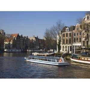  Tourist Boat at the Golden Bend on the Herengracht Canal 