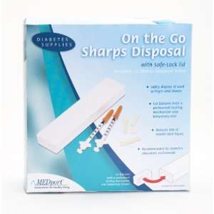 Medport on the Go Sharps Diabetic Supply Transport/disposal 12 Pieces