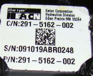 Eaton Hydraulics, orbital valve, RAYMOND, 1094529 291 5162 002  