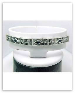 Floral Design Sapphire Filigree Link Bracelet Sterling  