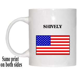  US Flag   Shively, Kentucky (KY) Mug 