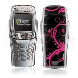  Design Skins for Nokia 6810   Black Curls Design Folie 