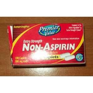  premier value non aspirin 100caplets