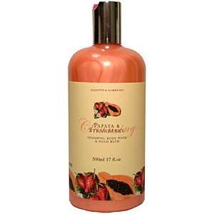  Asquith & Somerset Papaya & Strawberry 3 In 1 Shampoo 