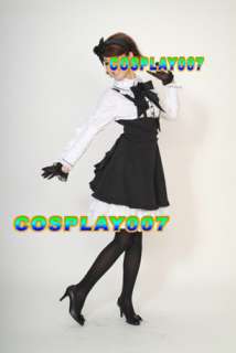 Gothic lolita attractive black costume~made cosplay new  