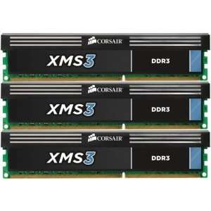  Corsair XMS3 CMX12GX3M3A1333C9 12GB DDR3 SDRAM Memory 