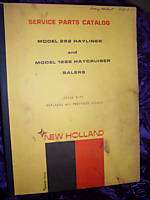 New Holland 282 & 1282 Hayliner Balers Parts Manual  