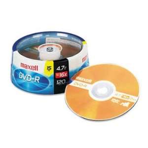  MAX638006 Maxell 638006   DVD R Discs, 4.7GB, 16x, Spindle 