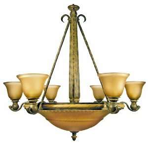 Yosemite Home Decor 6363 6+3GS Ahwahnee Nine Light Chandelier with 