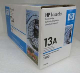 NEW Genuine HP 13A Q2613A LaserJet 1300 Toner Cartridge Manufacturer 