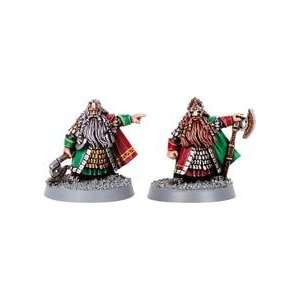   Lord of the Rings Miniatures Dwarf Lords Dain and Balin Toys & Games