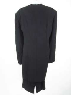 JULES Black Long Sleeve Button Blazer Dress Suit Sz L  