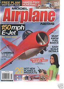 Model Airplane News 150 mph E jet may 2009  