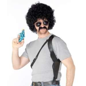  70s American Cop / Police Fancy Dress Kit with Afro Wig 