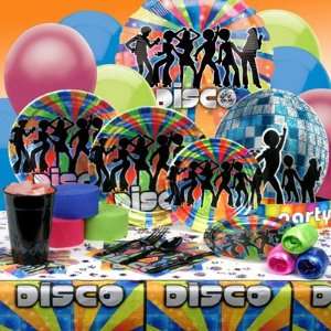  70s Disco Deluxe Party Kit for 8 Guests Toys & Games