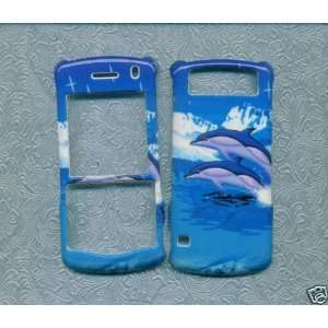  Dolphins blackberry 8110 8120 8130 pearl snap on cover 