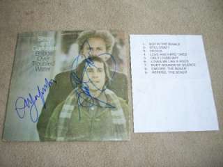 Simon & Garfunkel Signed Autographed LP Record W/COA  