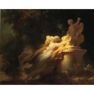    Honoré Fragonard   24 x 20 inches   The Vow to Love