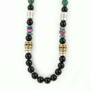   and Gold 30 Necklace by Native American Artist Tommy Singer, #7684